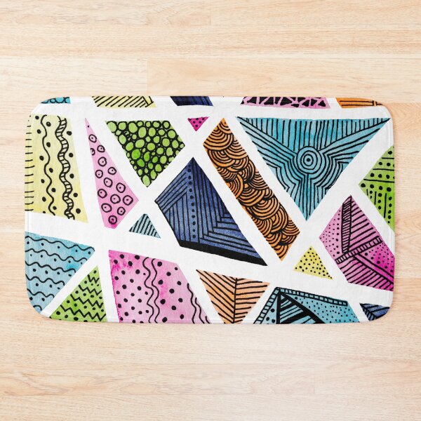 Item preview, Geometric doodle pattern - multicolored designed and sold by wackapacka.