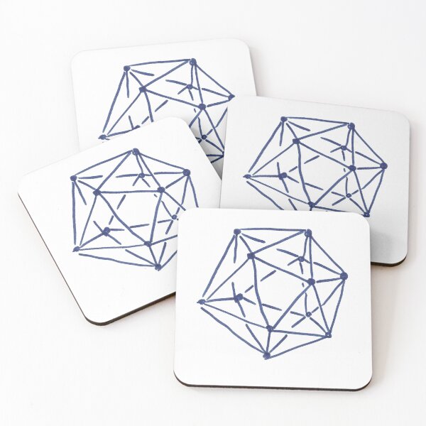 Item preview, Icosahedron Original in Blue designed and sold by MagentaTwilight.