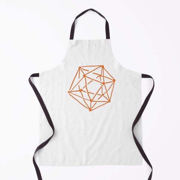Item preview, Icosahedron Citrus Orange designed and sold by MagentaTwilight.