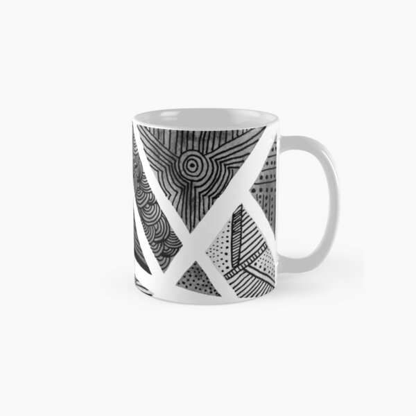 Item preview, Geometric doodle pattern - black and white designed and sold by wackapacka.