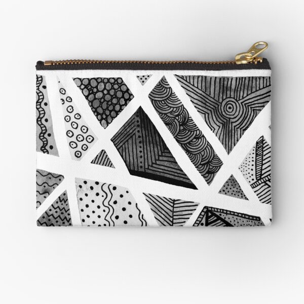 Item preview, Geometric doodle pattern - black and white designed and sold by wackapacka.