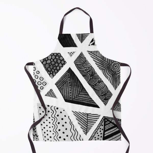 Item preview, Geometric doodle pattern - black and white designed and sold by wackapacka.