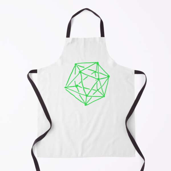Item preview, Icosahedron Electric Green designed and sold by MagentaTwilight.