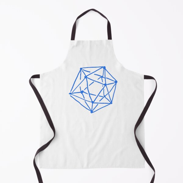 Item preview, Icosahedron Electric Blue designed and sold by MagentaTwilight.