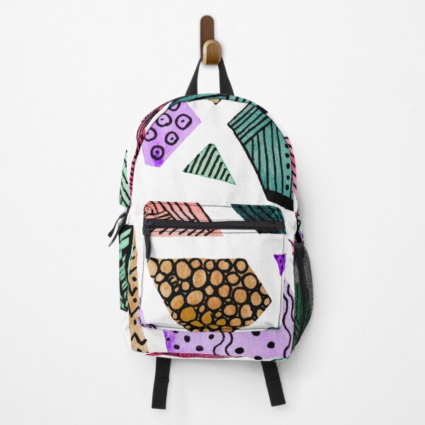 Item preview, Geometric doodle pattern - multicolored designed and sold by wackapacka.