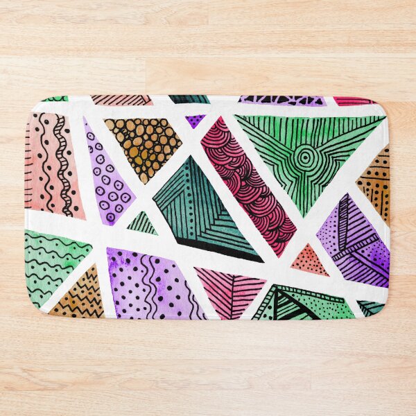 Item preview, Geometric doodle pattern - multicolored designed and sold by wackapacka.