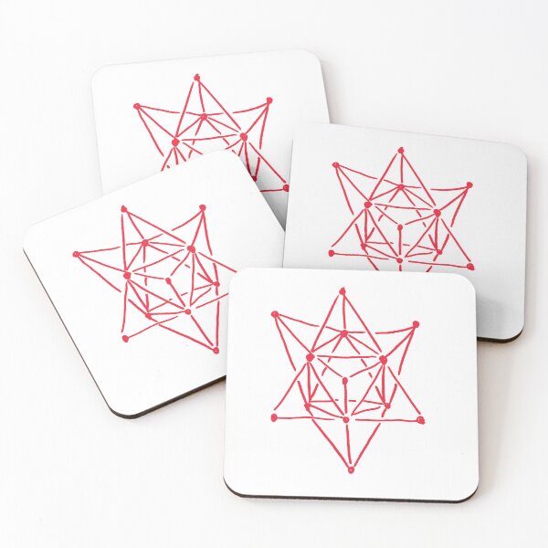 Item preview, Merkaba Fire Engine Red designed and sold by MagentaTwilight.