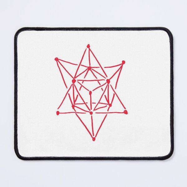 Item preview, Merkaba Fire Engine Red designed and sold by MagentaTwilight.