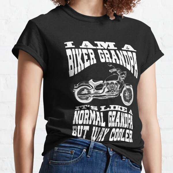 biker grandpa t shirt