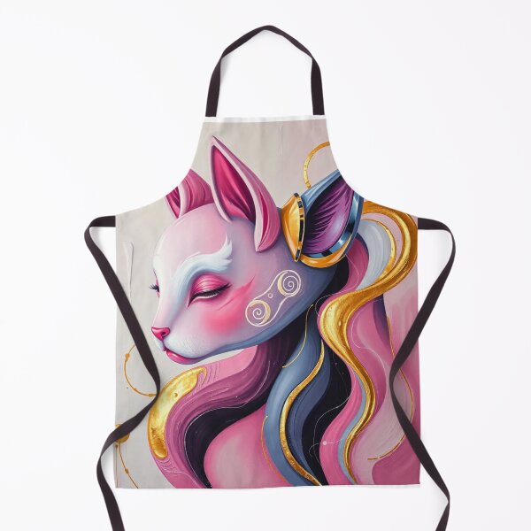 Item preview, Celestial Cat Goddess with Golden Accents designed and sold by AgingeR.