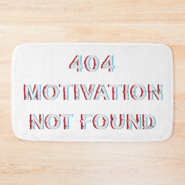Item preview, Humorous Glitch Text Message About Lack of Motivation and Inspiration designed and sold by RUMOOROZ.