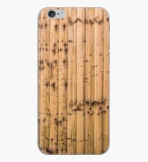 Texture of the wooden fence iPhone Case