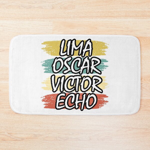 Item preview, LOVE Spelled in Phonetic Codes on Colorful Stripes designed and sold by SplashTastic.
