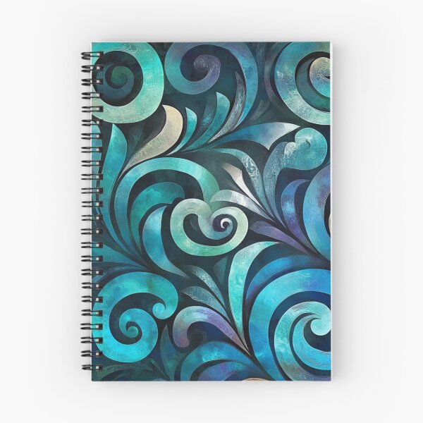 Item preview, New Zealand Paua Māori Pattern Koru Design 348 designed and sold by GrinGalore.