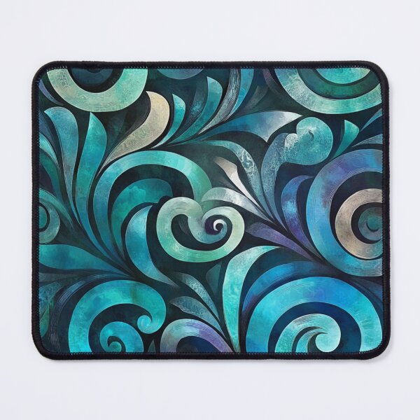 Item preview, New Zealand Paua Māori Pattern Koru Design 348 designed and sold by GrinGalore.