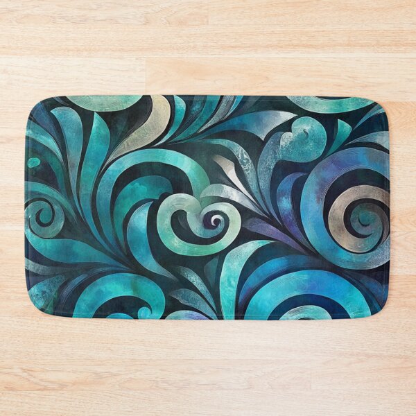 Item preview, New Zealand Paua Māori Pattern Koru Design 348 designed and sold by GrinGalore.