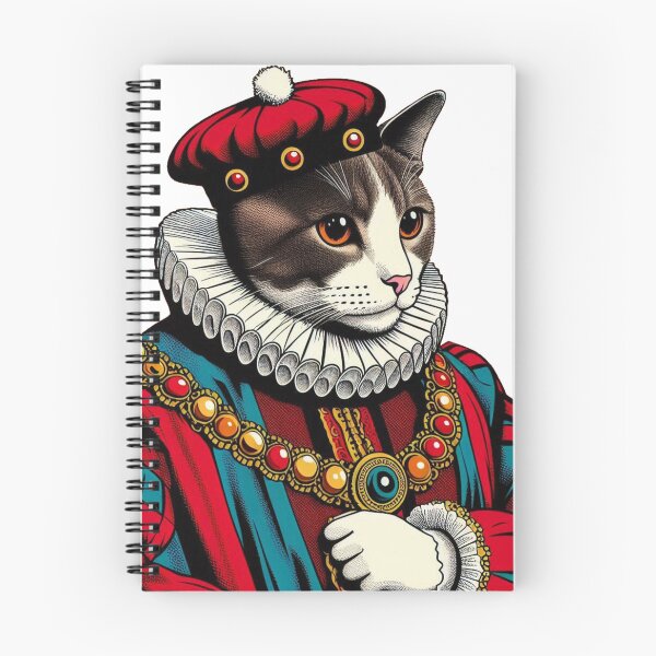Item preview, Cat in  Medieval Noble Attire designed and sold by MixtaGraphics.