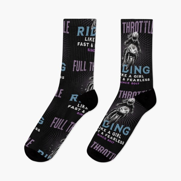 Item preview, Full Throttle - Riding Like a Girl Since 2017 designed and sold by LegendaryDesigns.