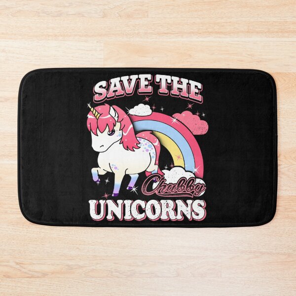 Item preview, Save the chubby Unicorn funny chubby t shirt designed and sold by StreetArtPro.