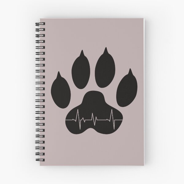 Item preview, dog paw with heartbeat designed and sold by MaveArts.