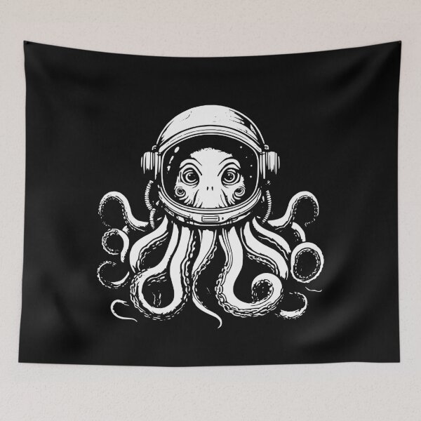 Item preview, space octopus art designed and sold by Brexmore3.