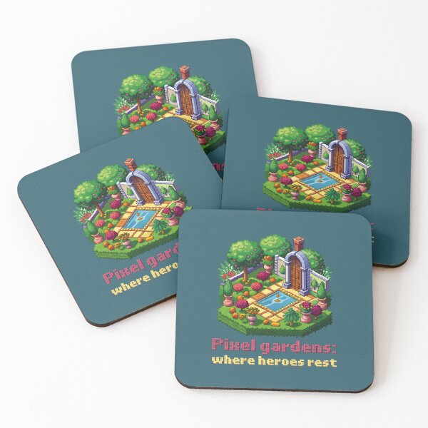 Item preview, Pixel Gardens: Where Heroes Rest designed and sold by Milena R..