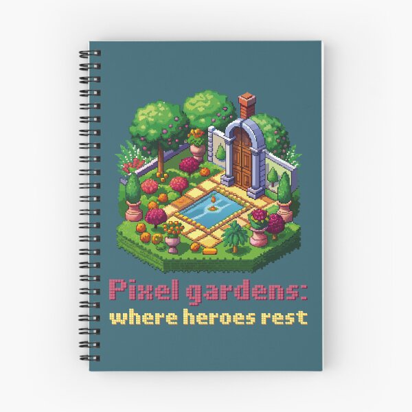 Item preview, Pixel Gardens: Where Heroes Rest designed and sold by Milena R..