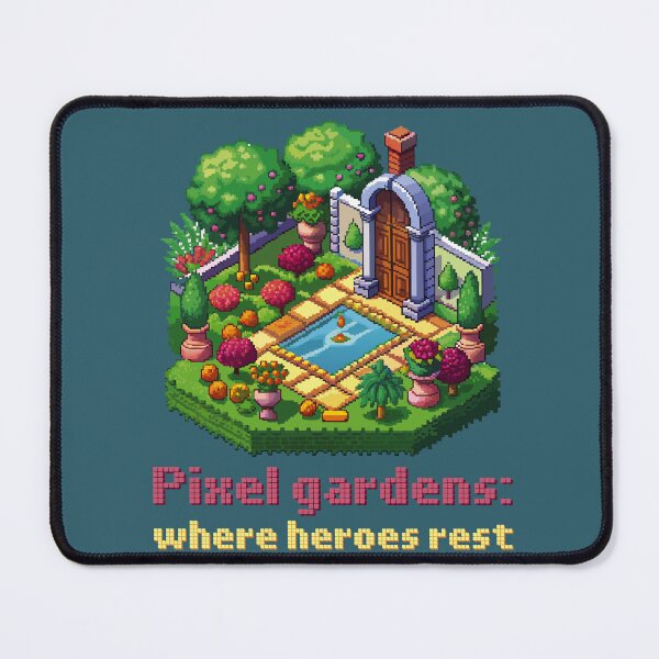 Item preview, Pixel Gardens: Where Heroes Rest designed and sold by Milena R..