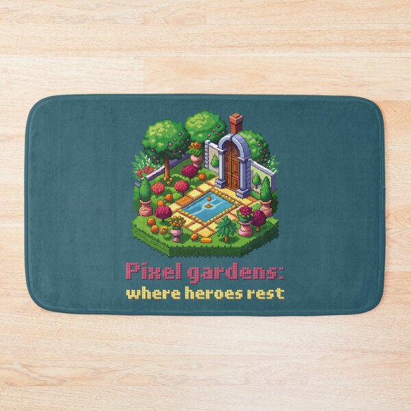 Item preview, Pixel Gardens: Where Heroes Rest designed and sold by Milena R..