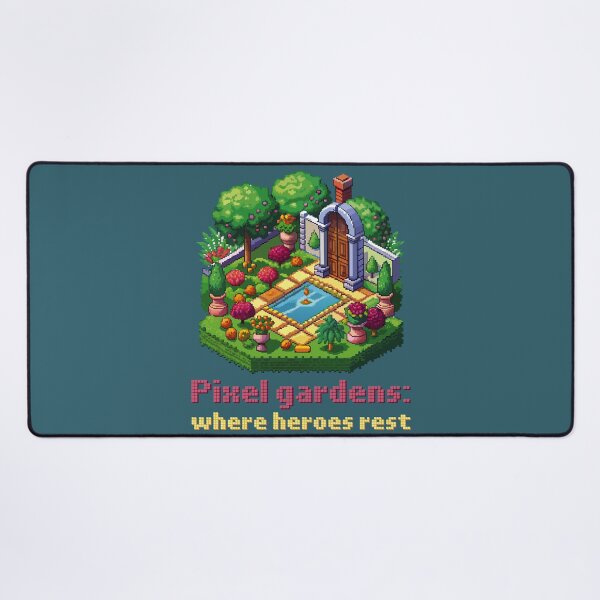 Item preview, Pixel Gardens: Where Heroes Rest designed and sold by Milena R..