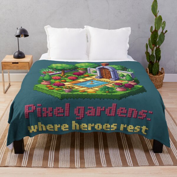 Item preview, Pixel Gardens: Where Heroes Rest designed and sold by Milena R..