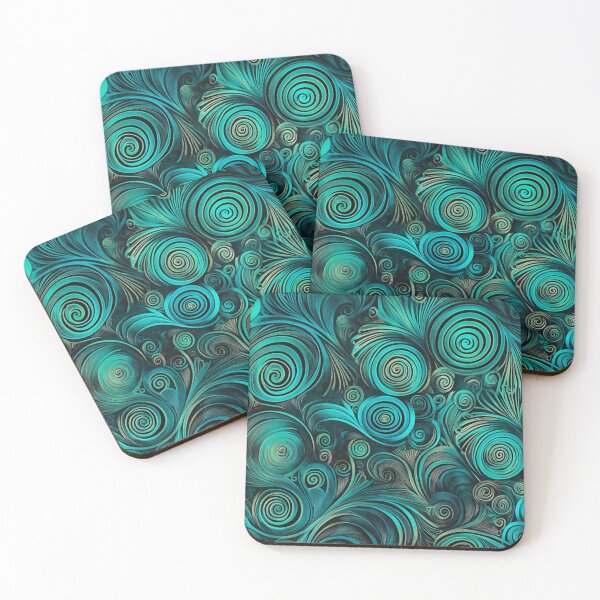 Item preview, New Zealand Paua Māori Pattern Koru Design 349 designed and sold by GrinGalore.
