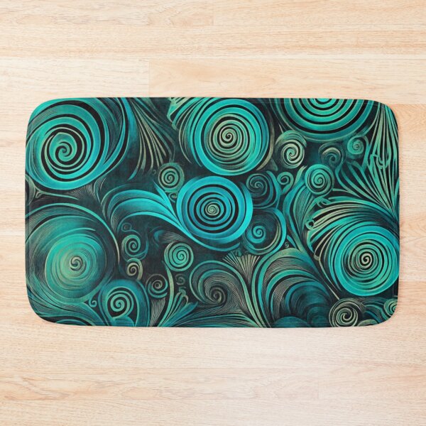 Item preview, New Zealand Paua Māori Pattern Koru Design 349 designed and sold by GrinGalore.