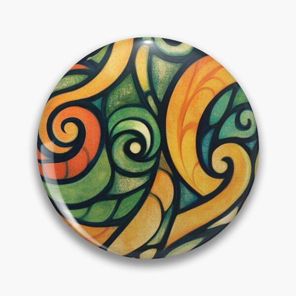 Item preview, New Zealand Paua Māori Pattern Koru Design 350 designed and sold by GrinGalore.