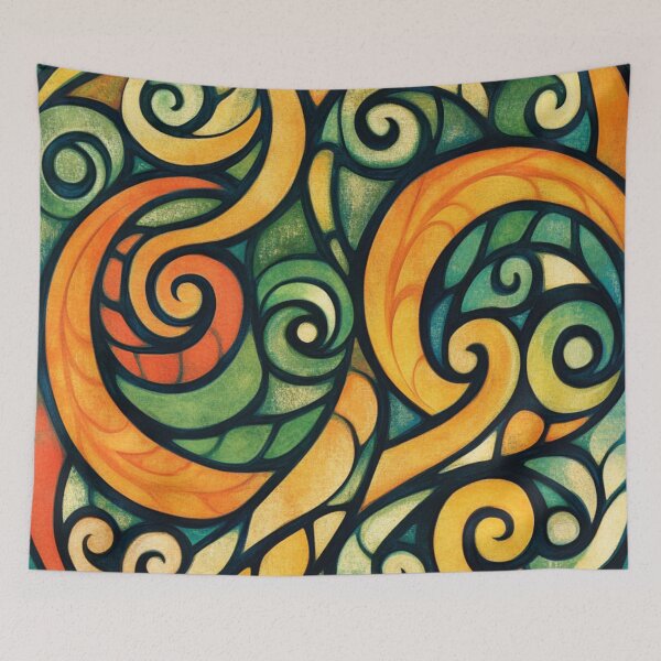 Item preview, New Zealand Paua Māori Pattern Koru Design 350 designed and sold by GrinGalore.