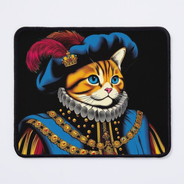 Item preview, Cat in Medieval Noble Attire designed and sold by MixtaGraphics.