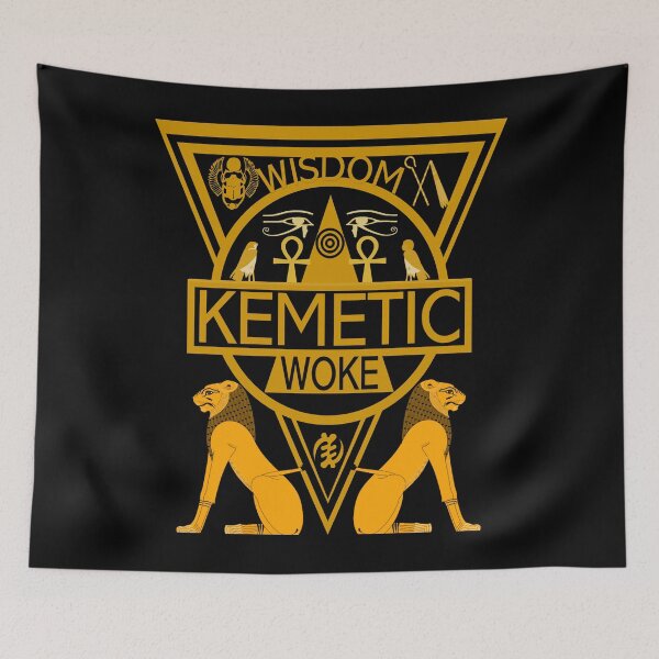 Item preview, Kemetic Spirituality Ancient Egyptian Art T Shirt (2) designed and sold by Rahimseven.