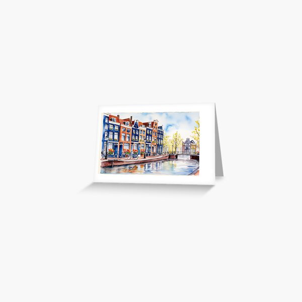 Item preview, Amsterdam in Watercolor designed and sold by StormArte.