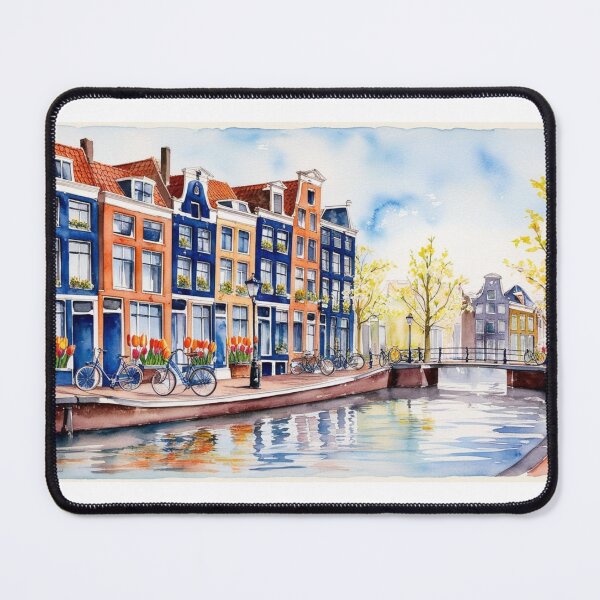 Item preview, Amsterdam in Watercolor designed and sold by StormArte.