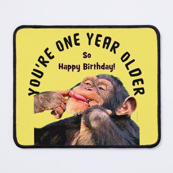 Item preview, Silly Monkey Birthday Wish designed and sold by kristalcurt.