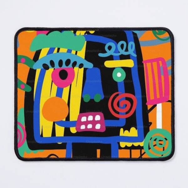 Item preview, An abstract illustration of a face with bold and vibrant colors designed and sold by Infinitives .
