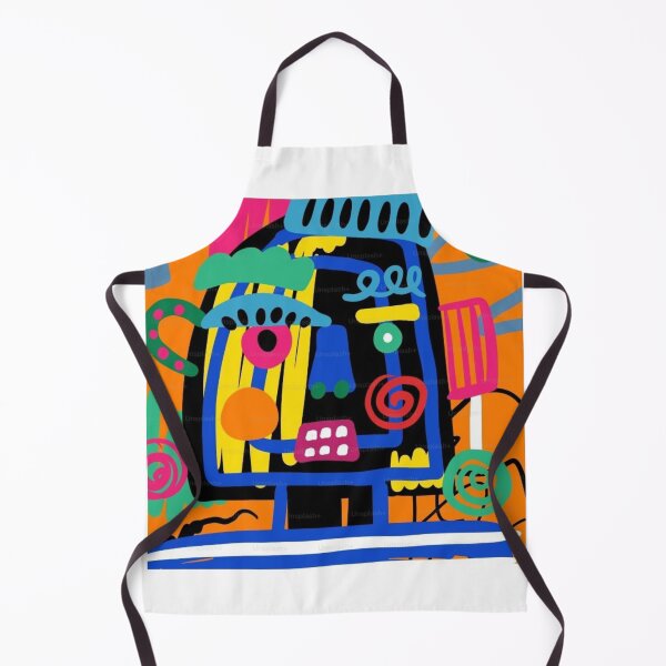 Item preview, An abstract illustration of a face with bold and vibrant colors designed and sold by Infinitives .
