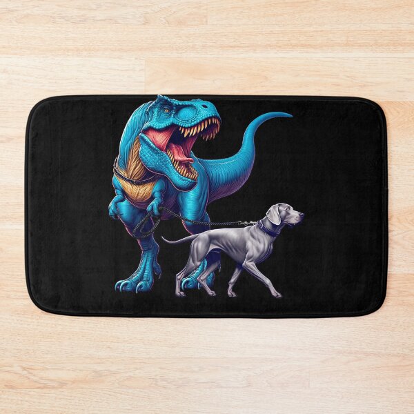 Item preview, Funny Dinosaur Weimaraner Walking Dog Lover designed and sold by Kimberley King Art  King Art.