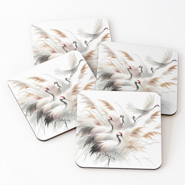 Item preview, Crimson Crown Cranes designed and sold by zzz888.