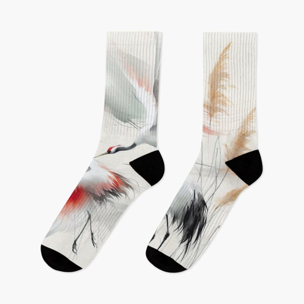 Item preview, Cranes in the Misty Meadow designed and sold by zzz888.