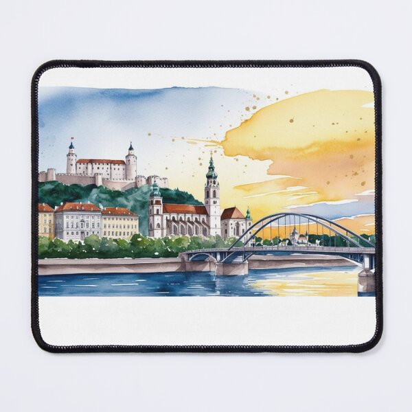 Item preview, Bratislava at dusk designed and sold by StormArte.
