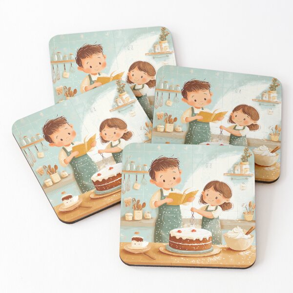 Item preview, Whimsy Whisk Confections illustration designed and sold by NelenaArt.