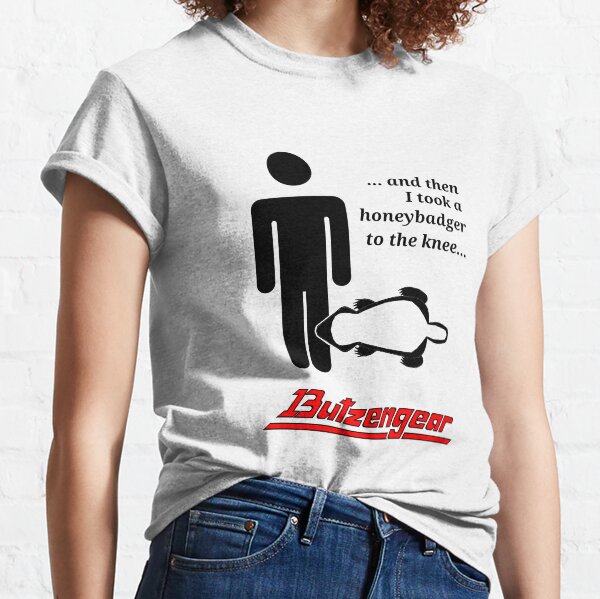 Honeybadger to the Knee Classic T-Shirt