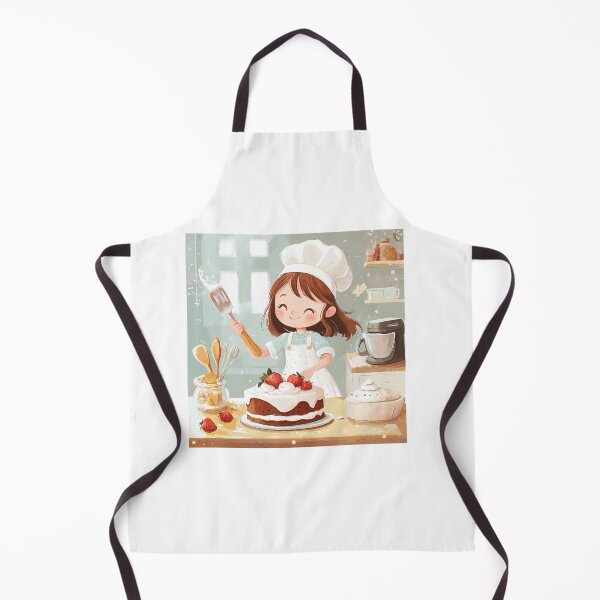 Item preview, Little Chef's Dreams illustration designed and sold by NelenaArt.
