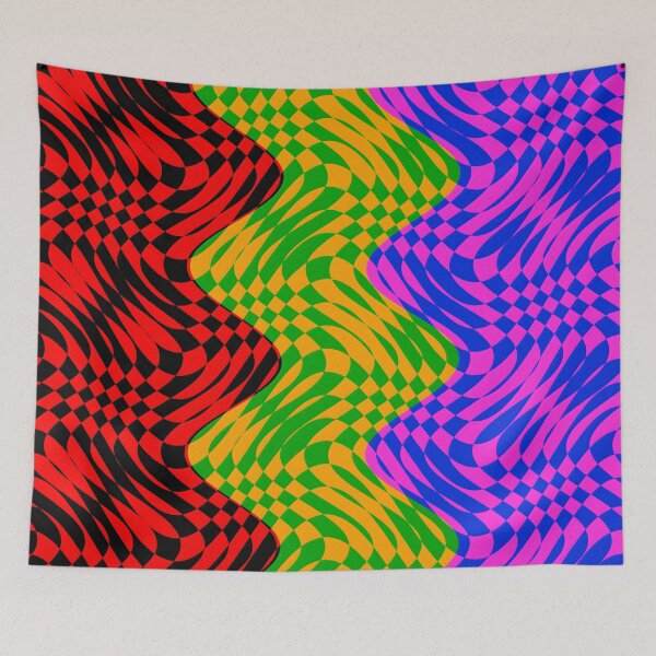 Item preview, VICTOR VASARELY VARIABLE GEOMETRY CHECKERBOARD ART DANCE designed and sold by Ralek.